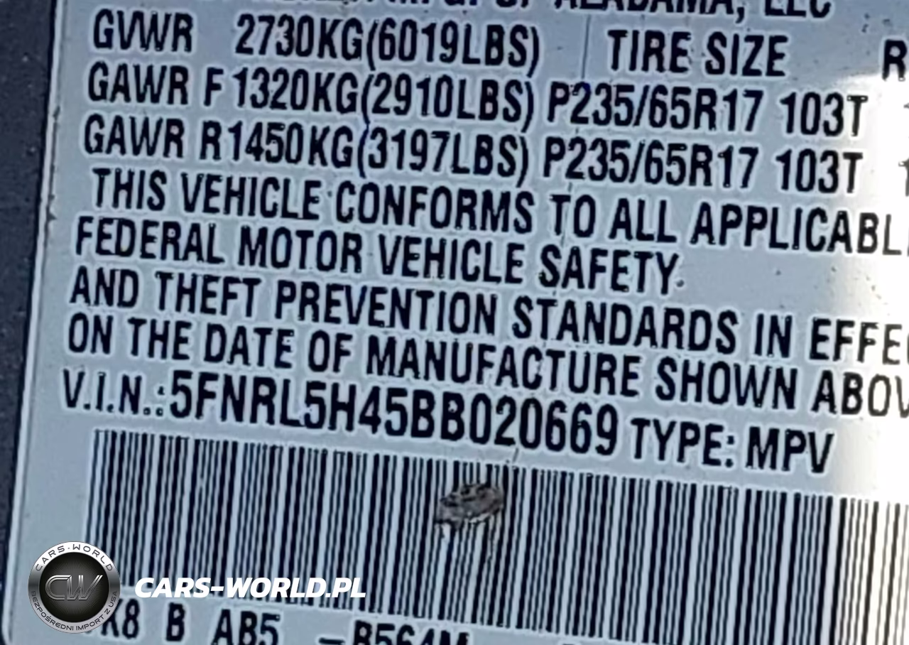 2011 Honda Odyssey Ex VIN:5FNRL5H45BB020669 - 9