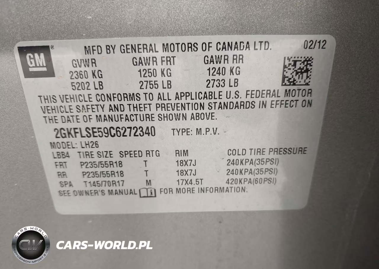 2012 GMC Terrain Sle-2 VIN:2GKFLSE59C6272340 - 9