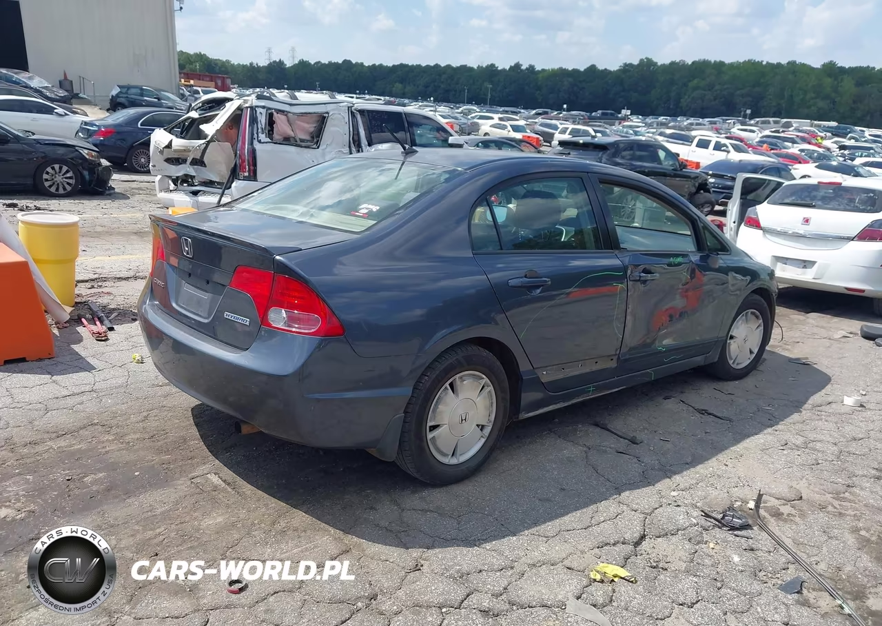 2008 Honda Civic Hybrid VIN:JHMFA36298S000983 - 4