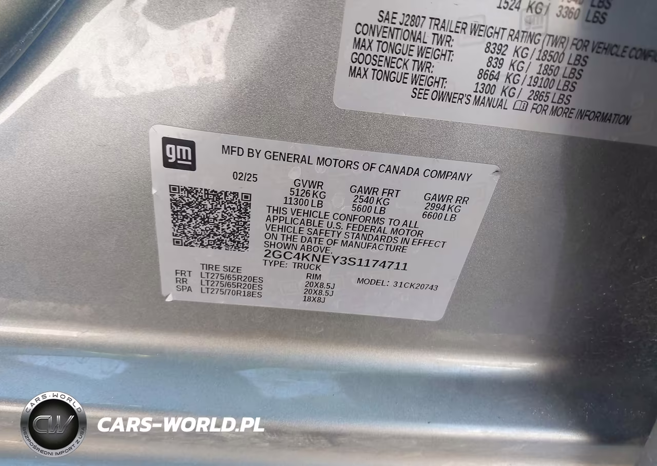 2025 Chevrolet Silverado 2500Hd 4Wd Standard Bed Lt VIN:2GC4KNEY3S1174711 - 9