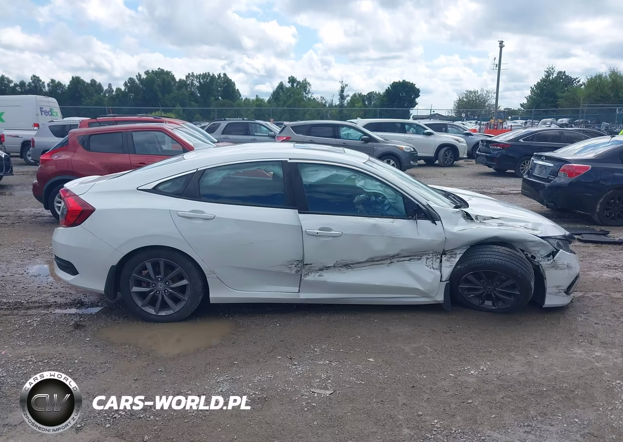 2019 Honda Civic Ex VIN:19XFC1F35KE016035 - 13