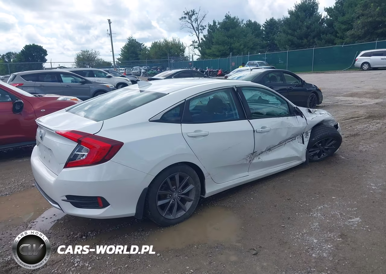 2019 Honda Civic Ex VIN:19XFC1F35KE016035 - 4