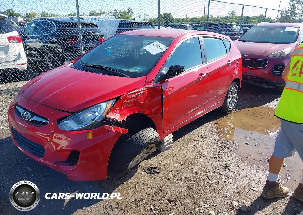 2012 Hyundai Accent Gs VIN:KMHCT5AE7CU048535 - 2