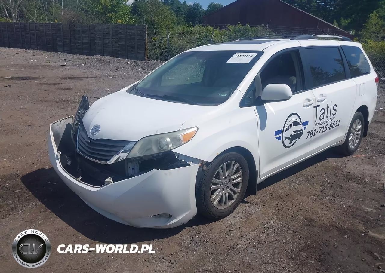 2011 Toyota Sienna Xle V6 VIN:5TDYK3DC0BS132288 - 2