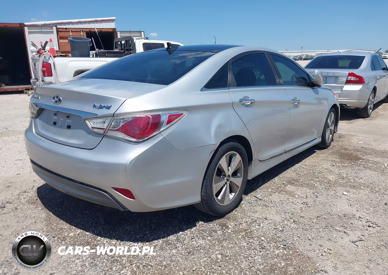 2011 Hyundai Sonata Hybrid VIN:KMHEC4A41BA018568 - 4