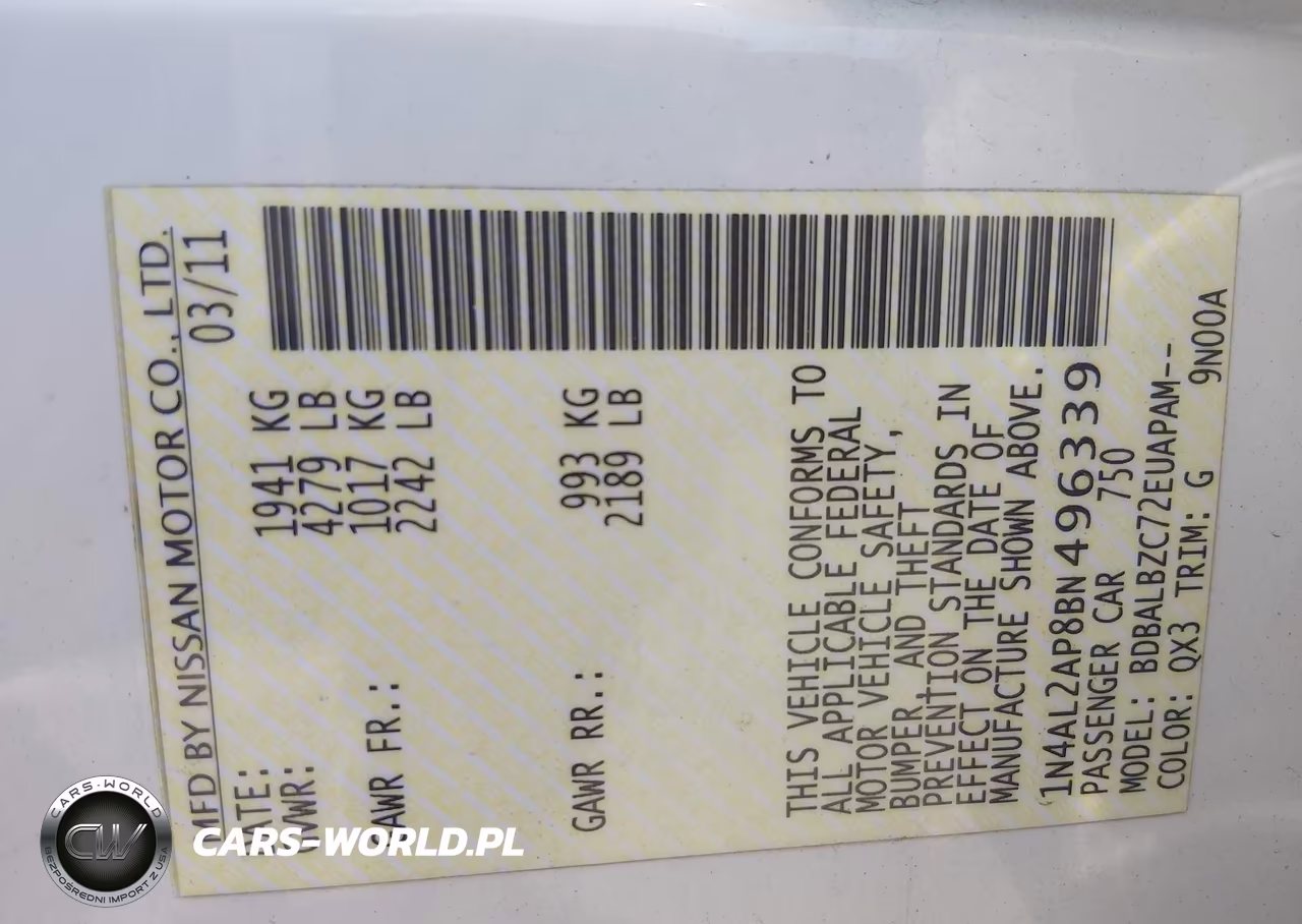 2011 Nissan Altima 2.5 S VIN:1N4AL2AP8BN496339 - 9