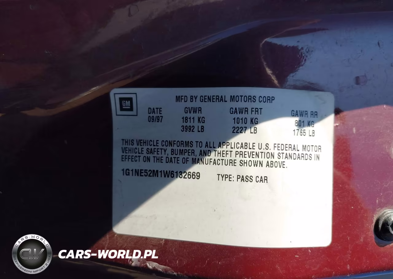 1998 Chevrolet Malibu Ls VIN:1G1NE52M1W6132669 - 9