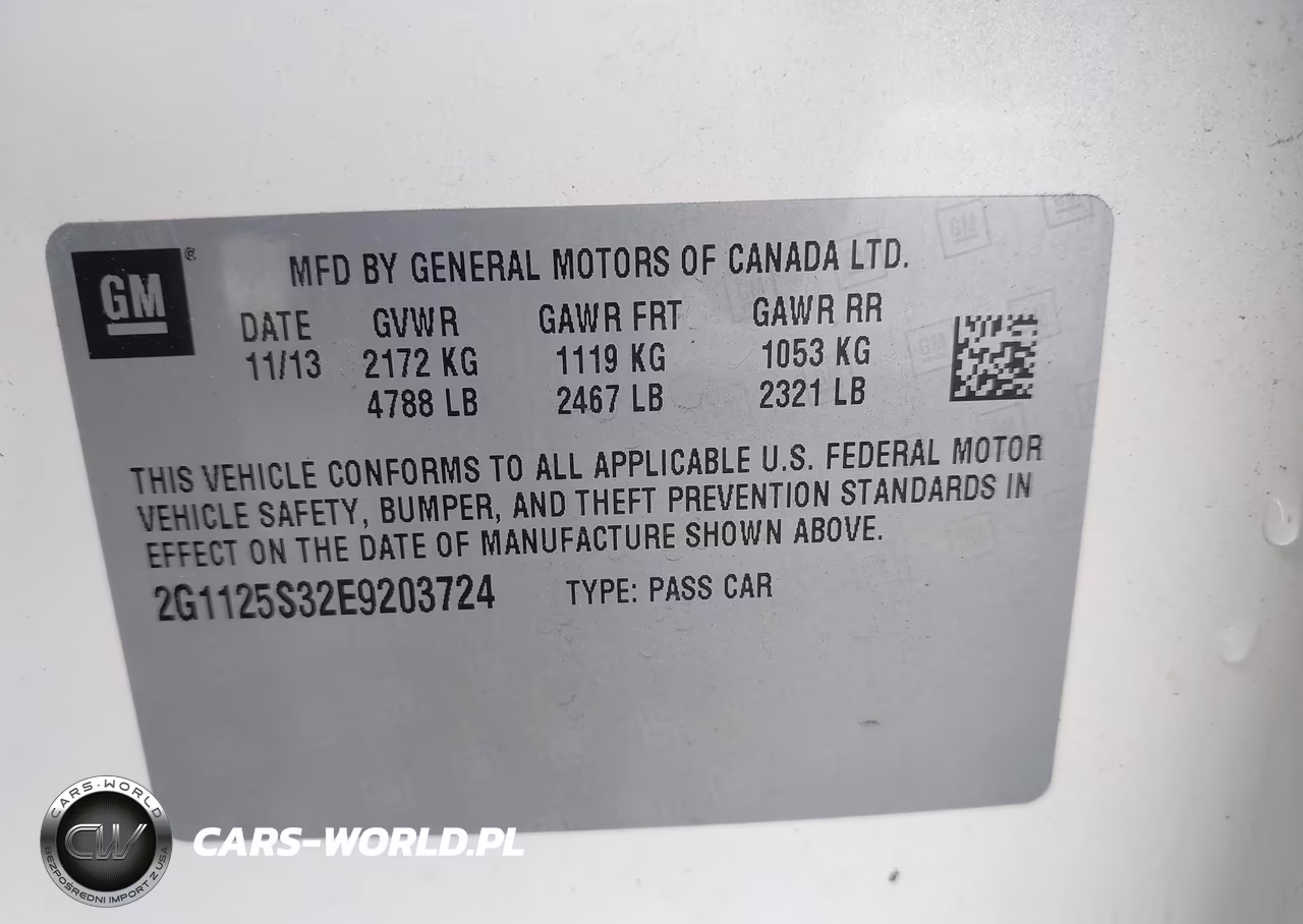 2014 Chevrolet Impala 2Lt VIN:2G1125S32E9203724 - 9