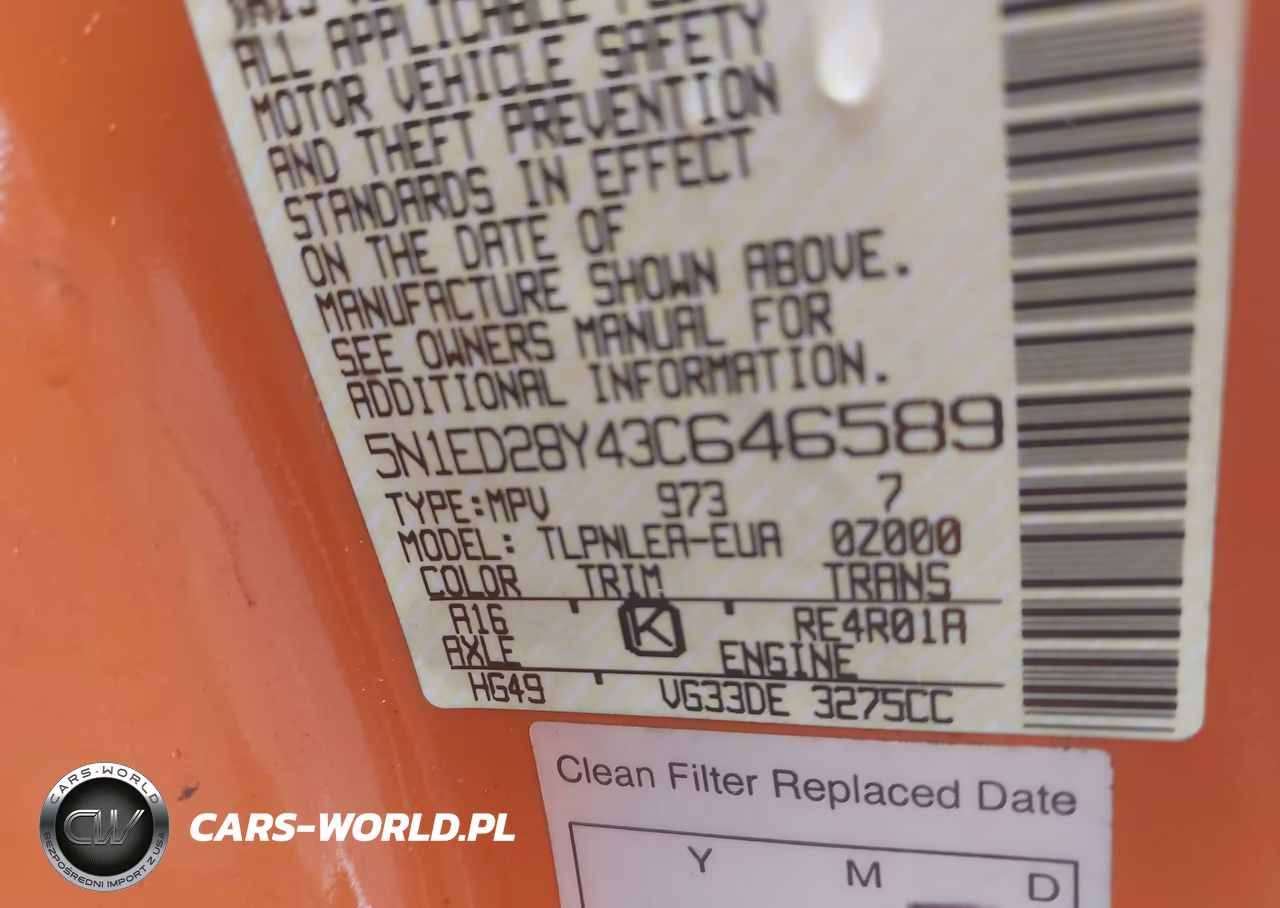2003 Nissan Xterra Xe VIN:5N1ED28Y43C646589 - 9