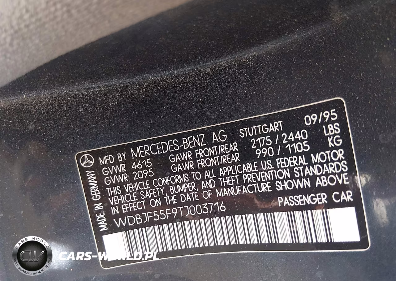 1996 Mercedes-Benz E 320 VIN:WDBJF55F9TJ003716 - 9