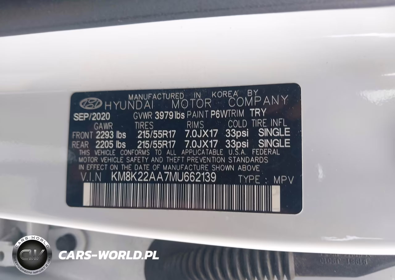 2021 Hyundai Kona Sel VIN:KM8K22AA7MU662139 - 9