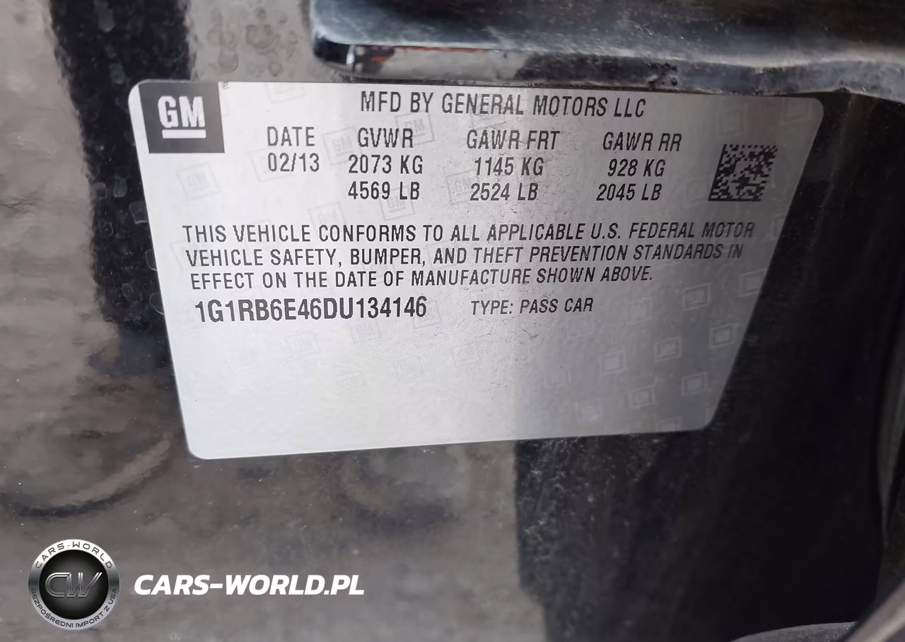 2013 Chevrolet Volt VIN:1G1RB6E46DU134146 - 9