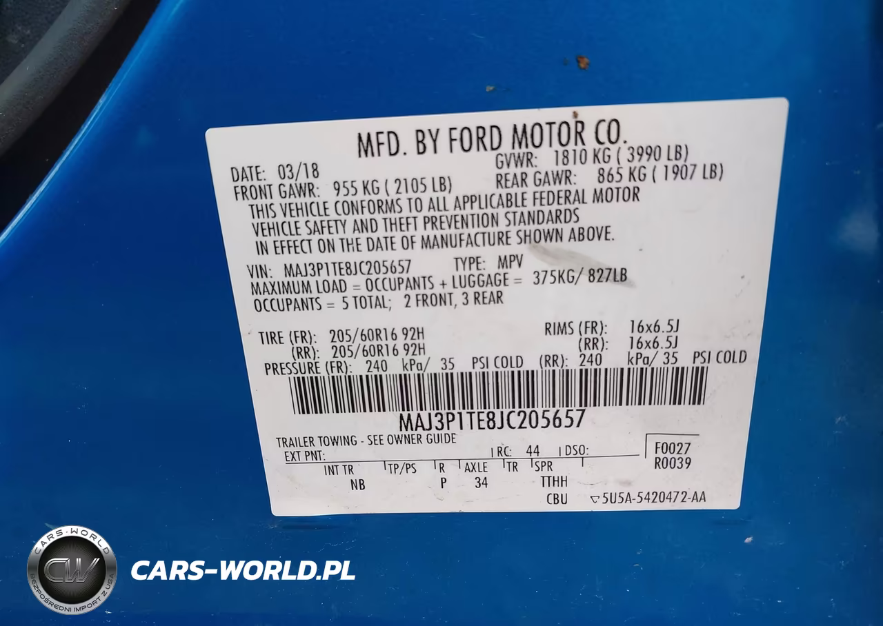 2018 Ford Ecosport Se VIN:MAJ3P1TE8JC205657 - 9