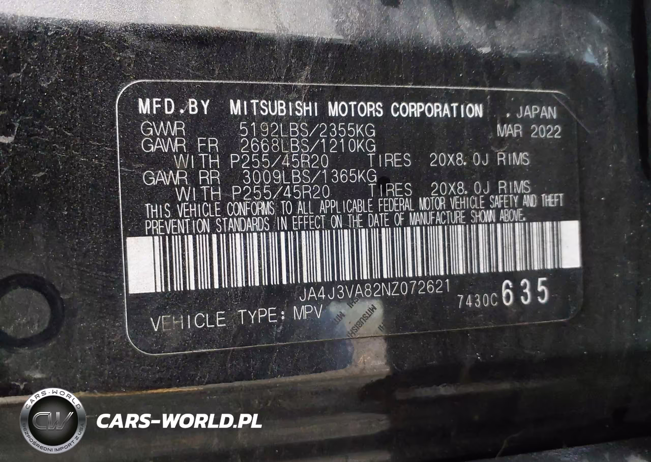 2022 Mitsubishi Outlander Sel Special Edition 2Wd VIN:JA4J3VA82NZ072621 - 9