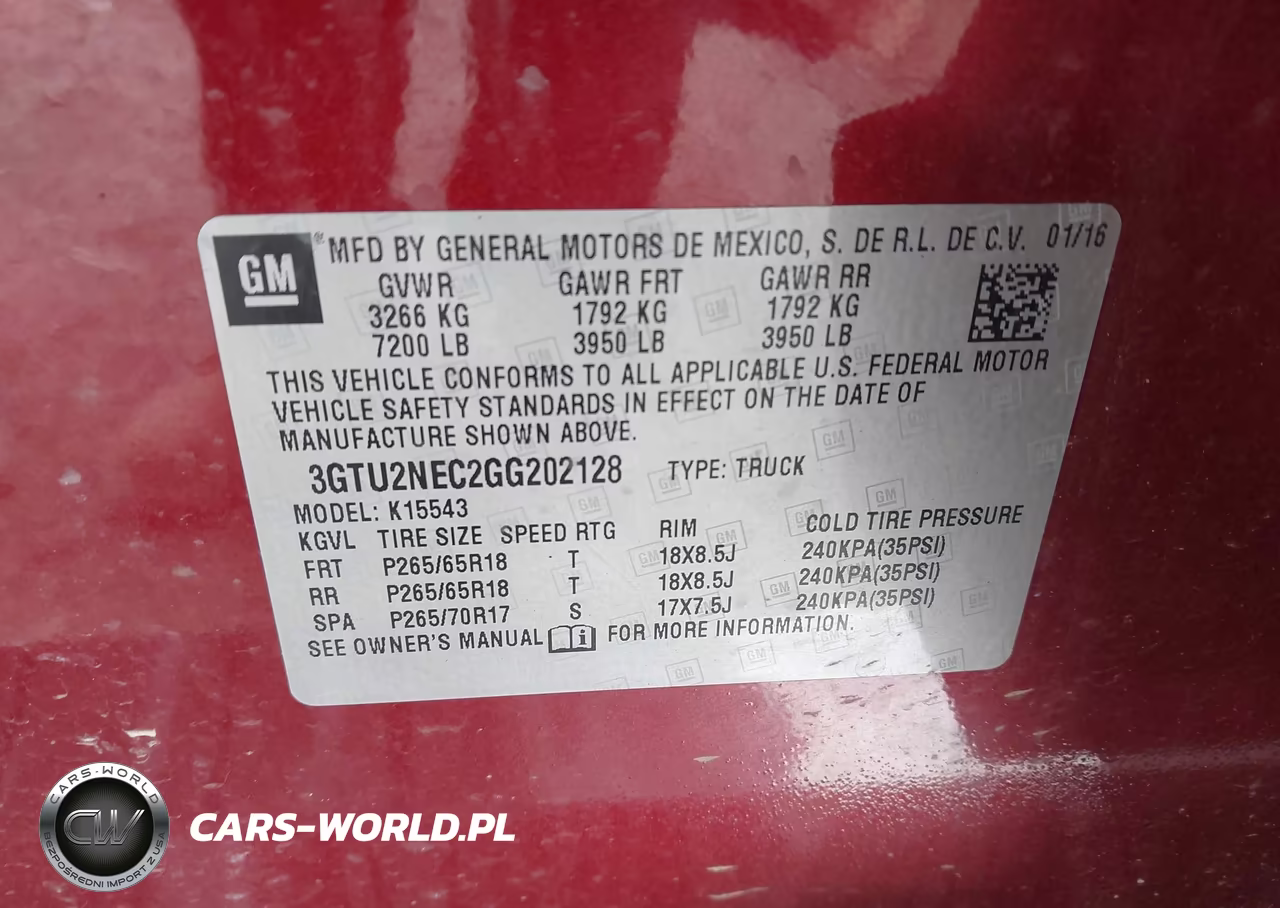 2016 GMC Sierra 1500 Slt VIN:3GTU2NEC2GG202128 - 9