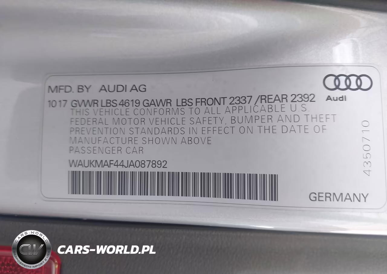 2018 Audi A4 2.0T Tech Ultra Premium-2.0T Ultra Premium VIN:WAUKMAF44JA087892 - 9