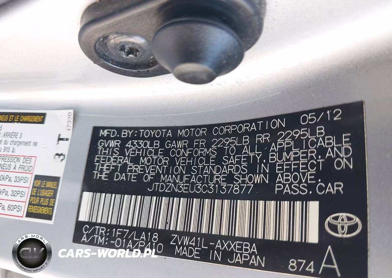 2012 Toyota Prius V Five VIN:JTDZN3EU3C3137877 - 9
