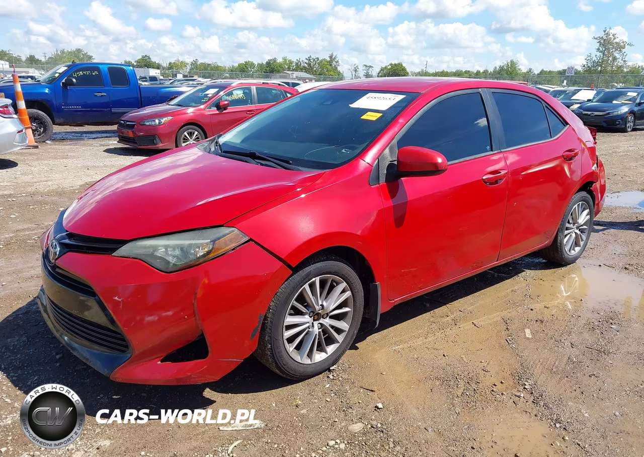 2017 Toyota Corolla Le VIN:2T1BURHEXHC774016 - 2