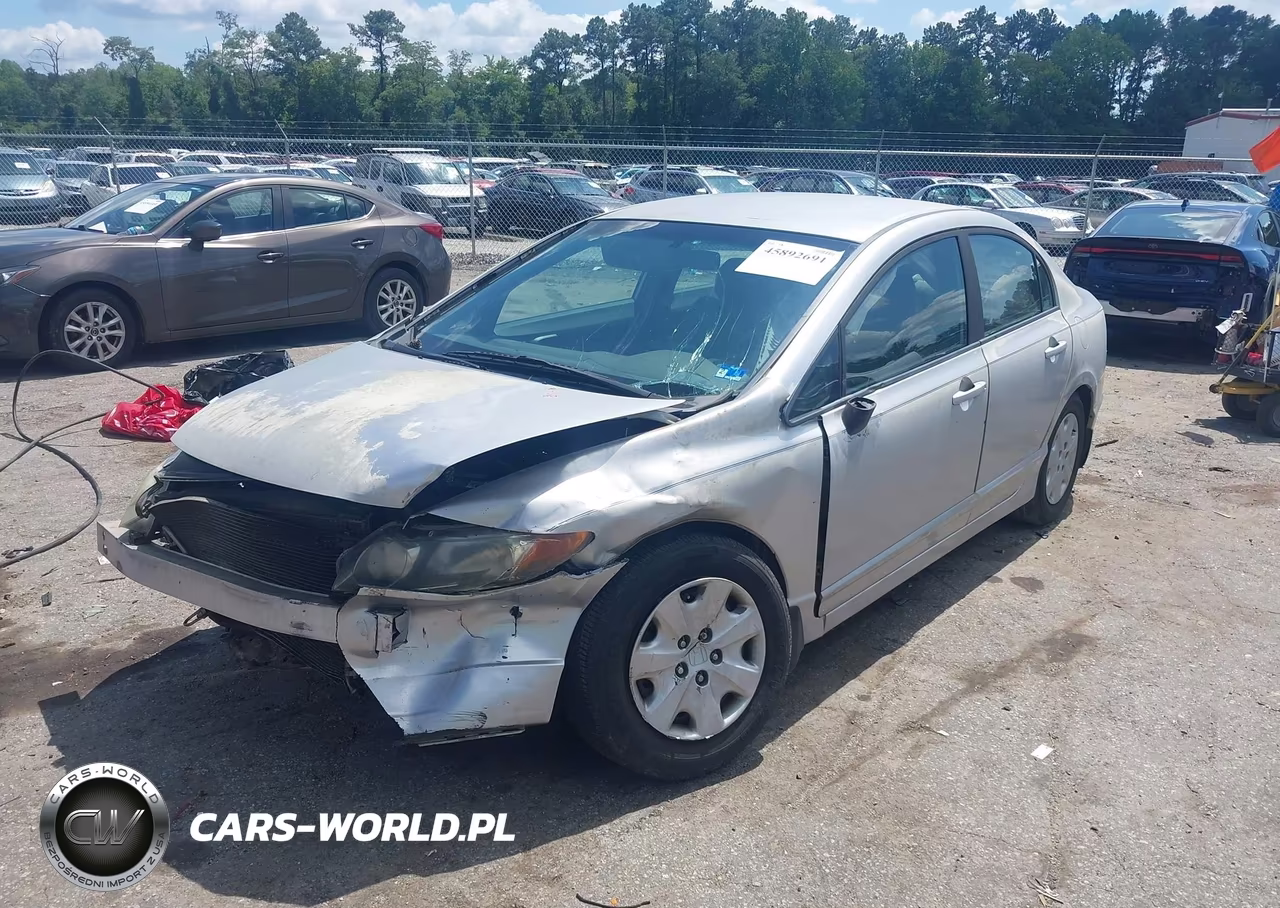 2008 Honda Civic Lx VIN:1HGFA16518L102483 - 2