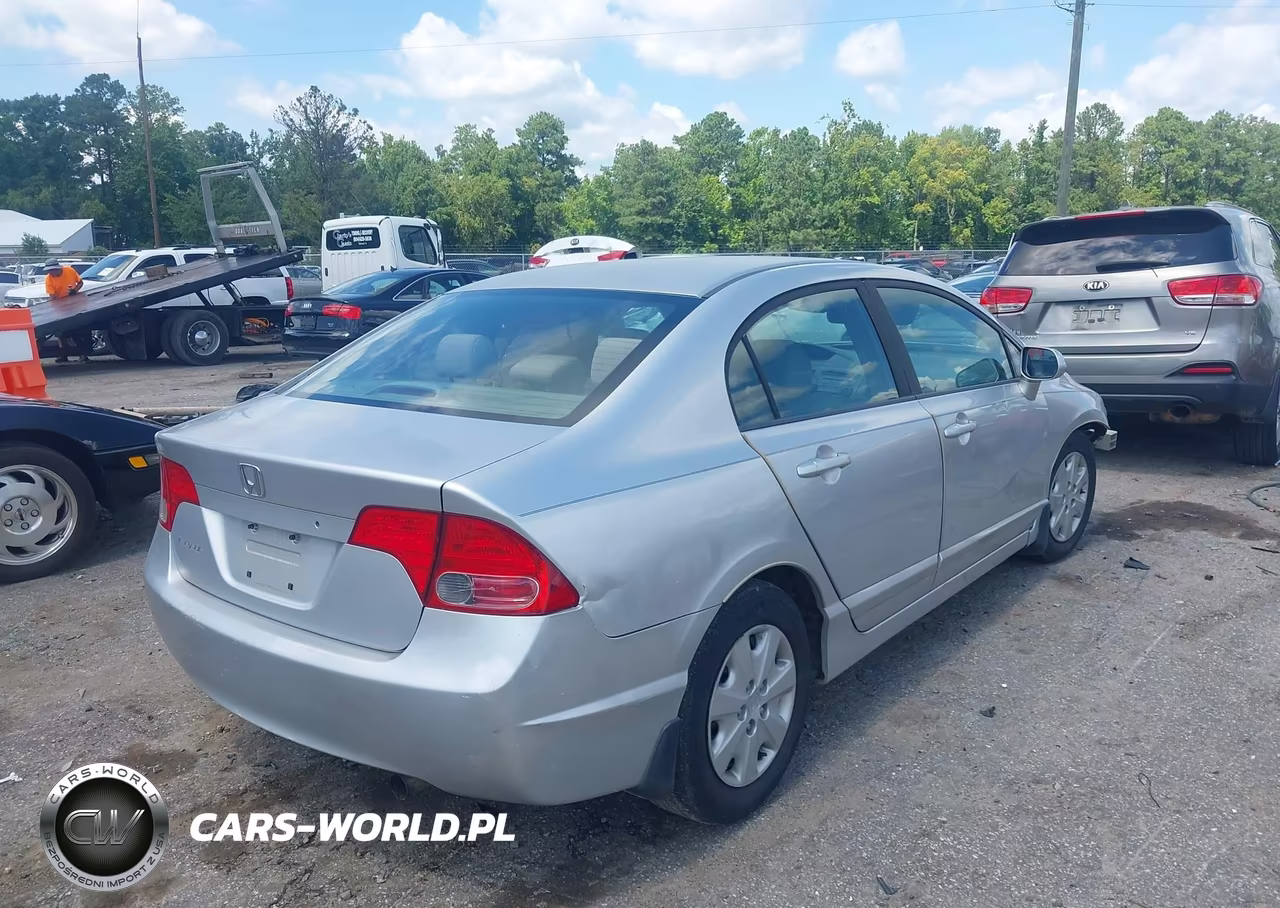 2008 Honda Civic Lx VIN:1HGFA16518L102483 - 4