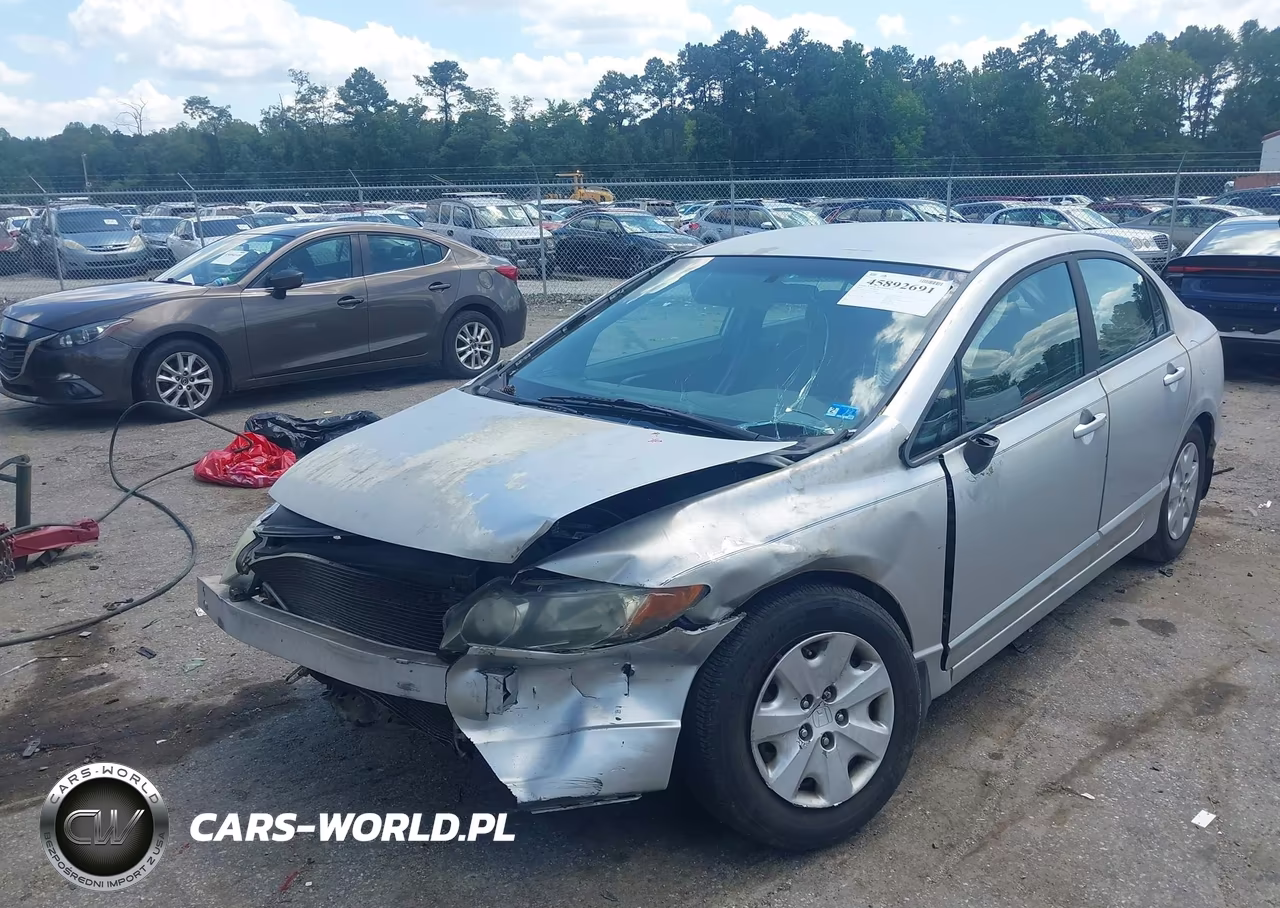 2008 Honda Civic Lx VIN:1HGFA16518L102483 - 6