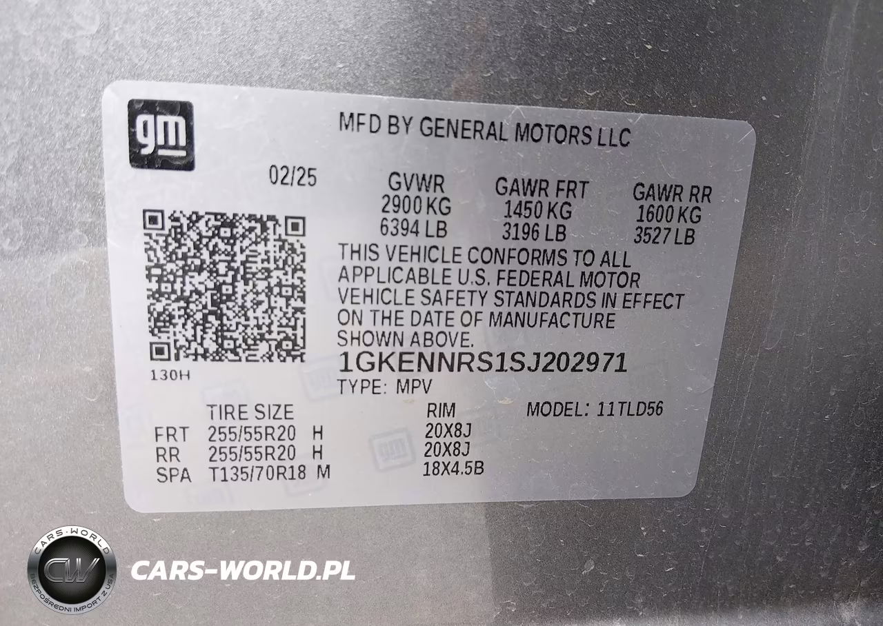 2025 GMC Acadia Awd Elevation VIN:1GKENNRS1SJ202971 - 9