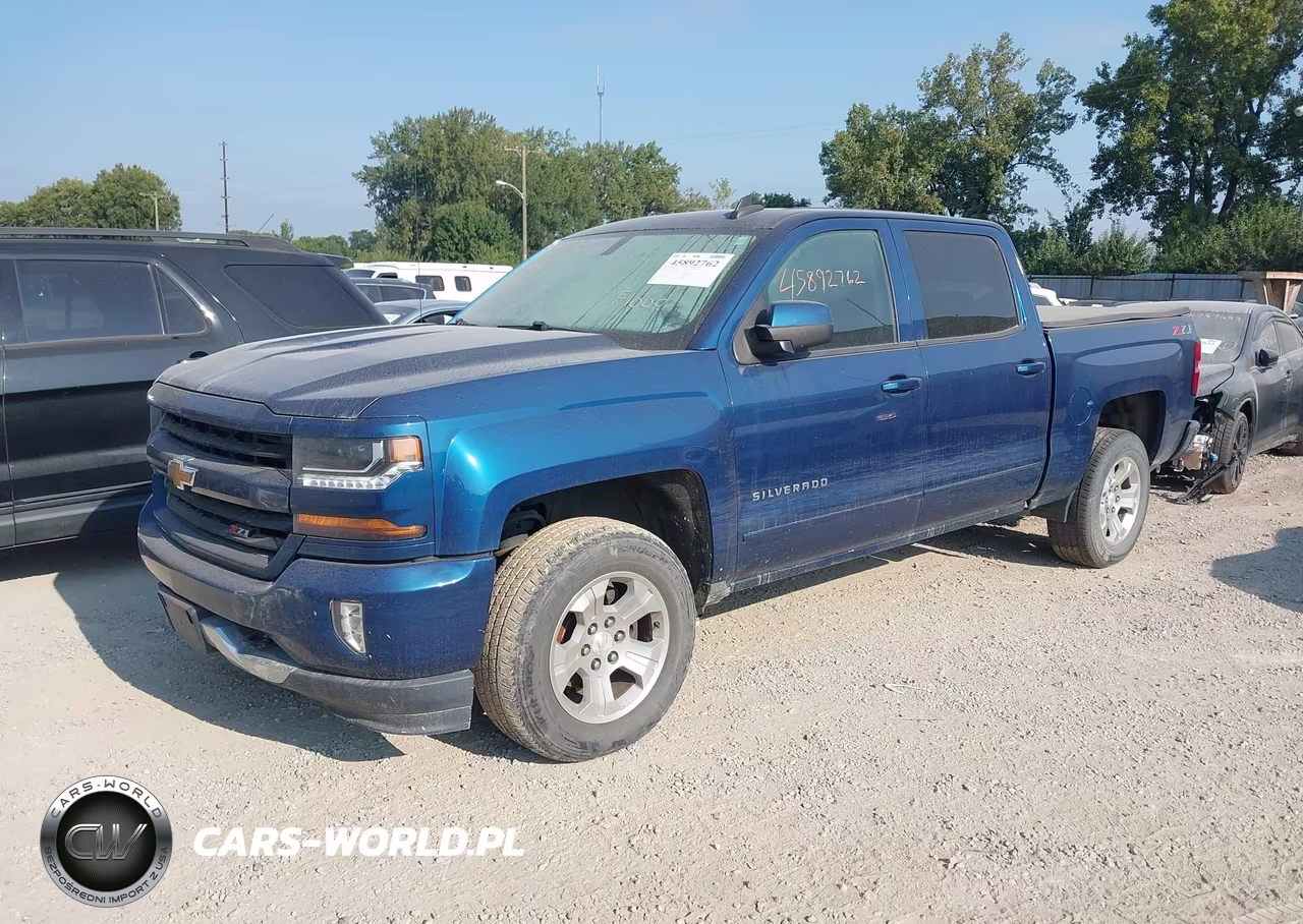 2018 Chevrolet Silverado 1500 2Lt VIN:3GCUKREC5JG259535 - 2