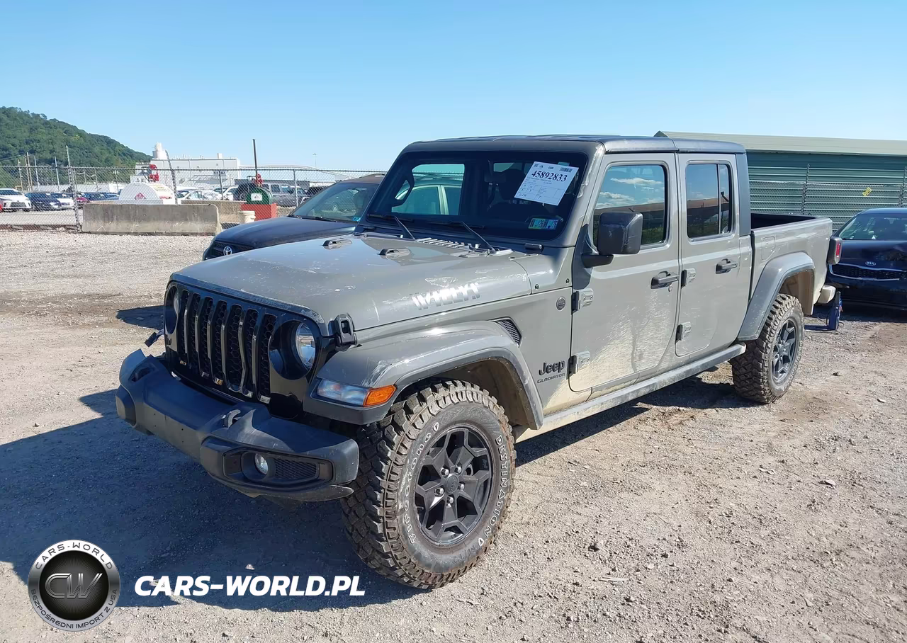 2022 Jeep Gladiator Sport VIN:1C6HJTAG8NL119831 - 2