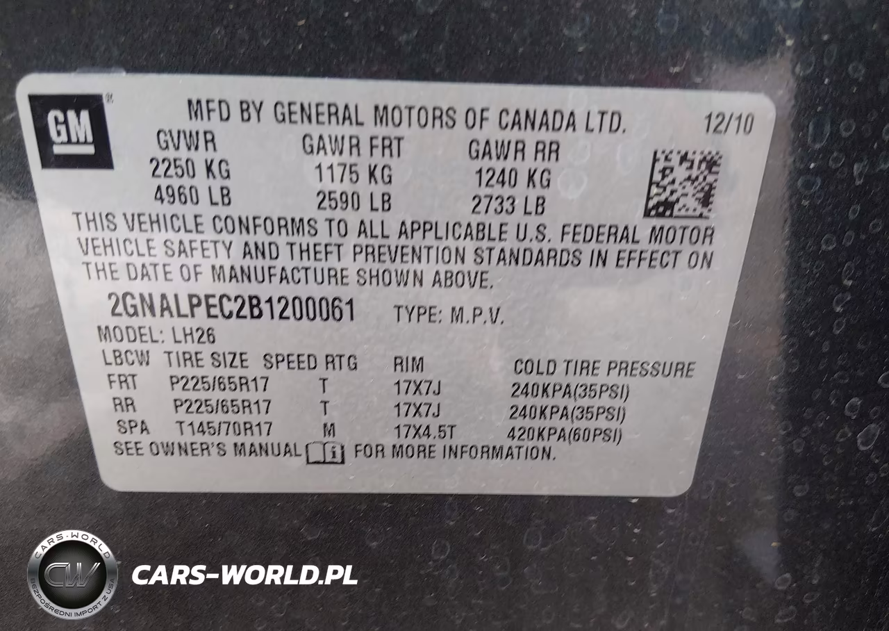 2011 Chevrolet Equinox 2Lt VIN:2GNALPEC2B1200061 - 9