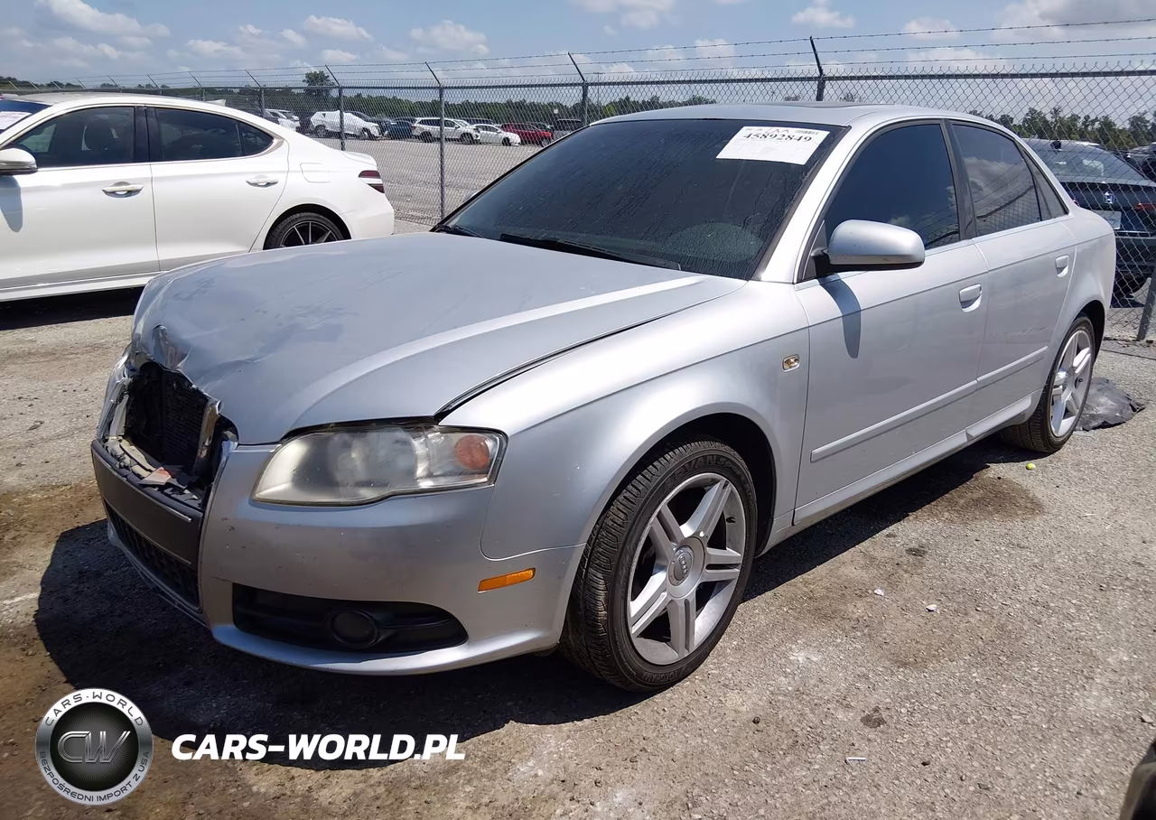 2008 Audi A4 2.0T VIN:WAUAF78E18A106844 - 2