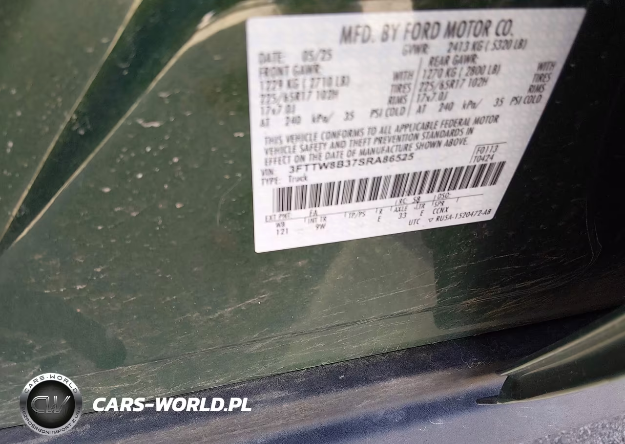 2025 Ford Maverick Xl VIN:3FTTW8B37SRA86525 - 9
