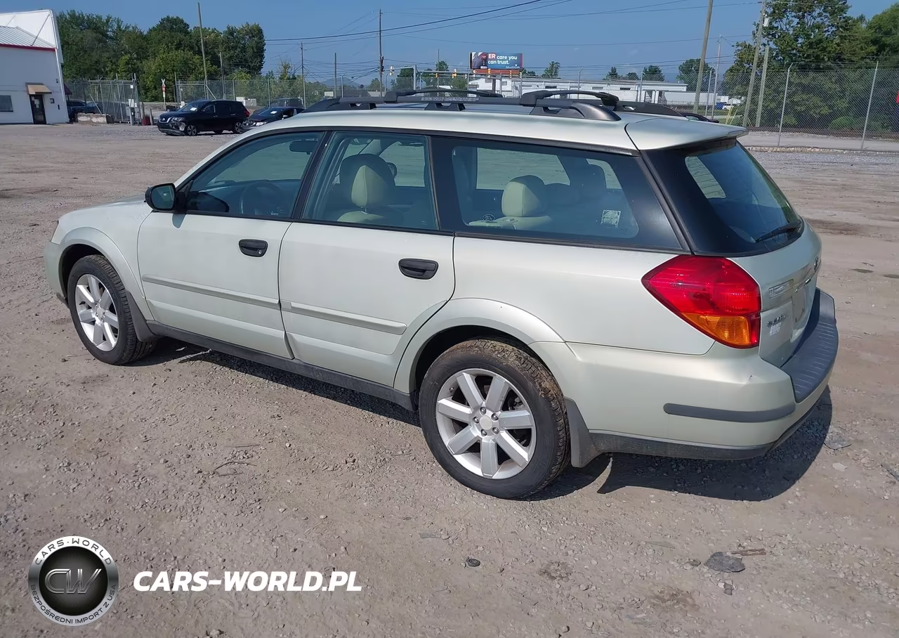 2007 SUBARU OUTBACK 2.5I VIN:4S4BP61C977303386 - 3