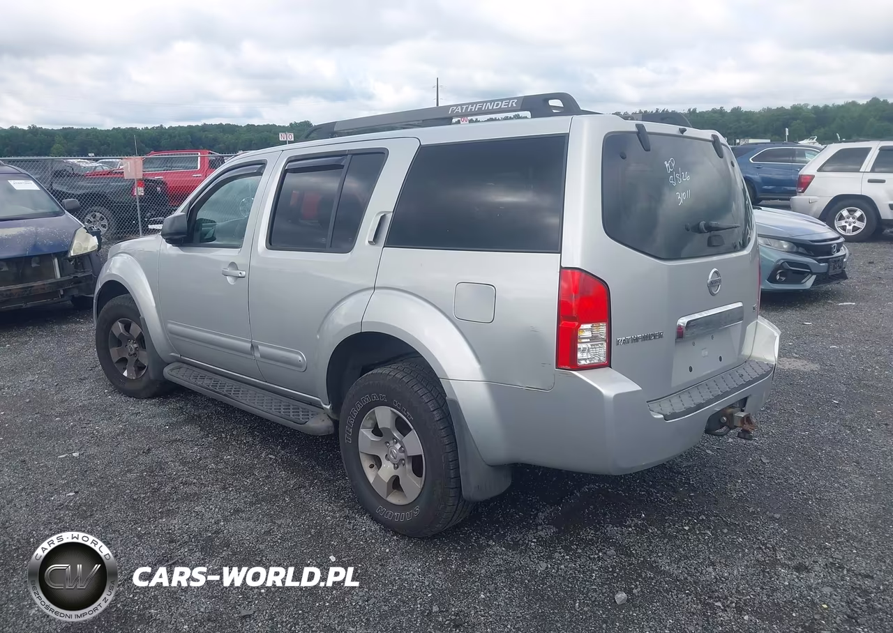 2007 Nissan Pathfinder Se VIN:5N1AR18W97C640964 - 3