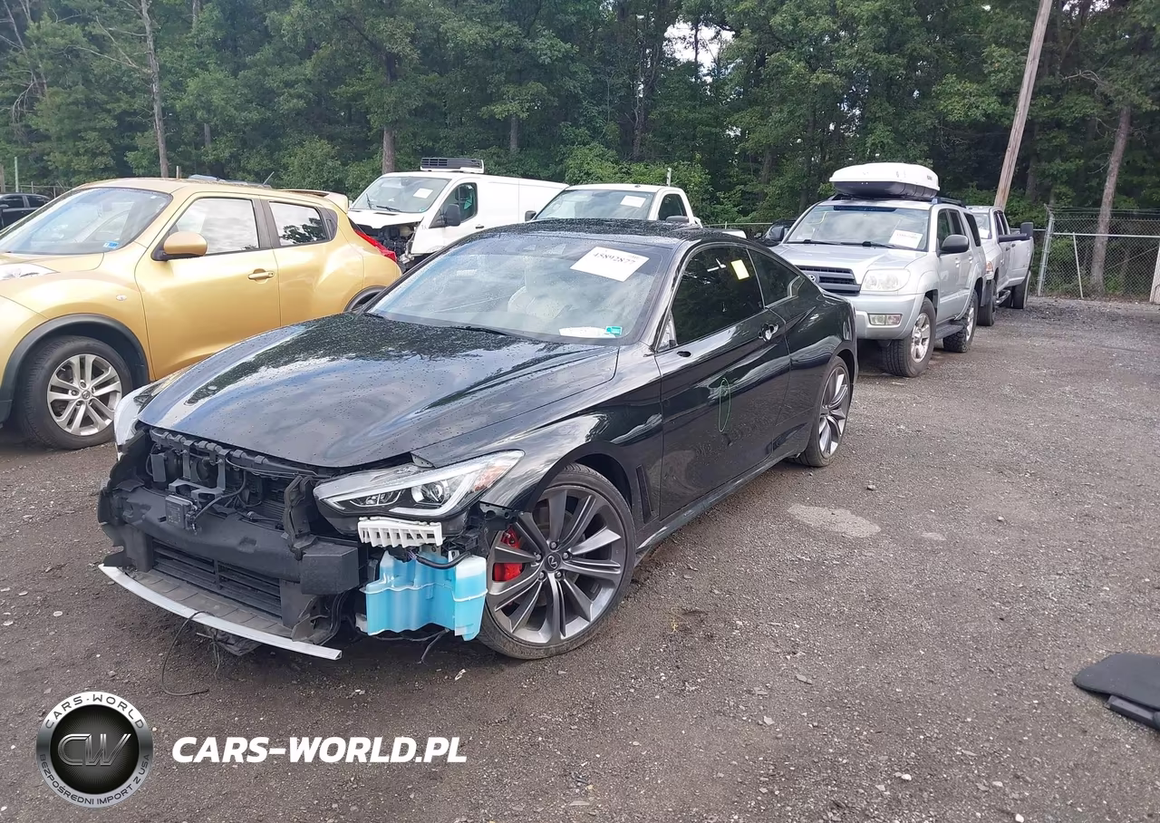 2021 Infiniti Q60 Red Sport 400 Awd VIN:JN1FV7LL6MM560455 - 2