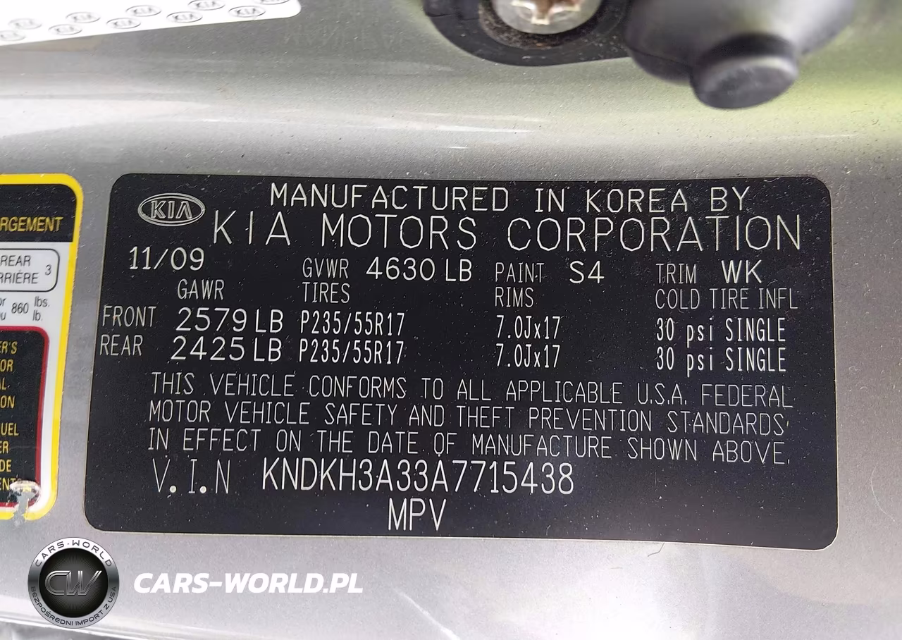 2010 Kia Sportage Ex V6 VIN:KNDKH3A33A7715438 - 9