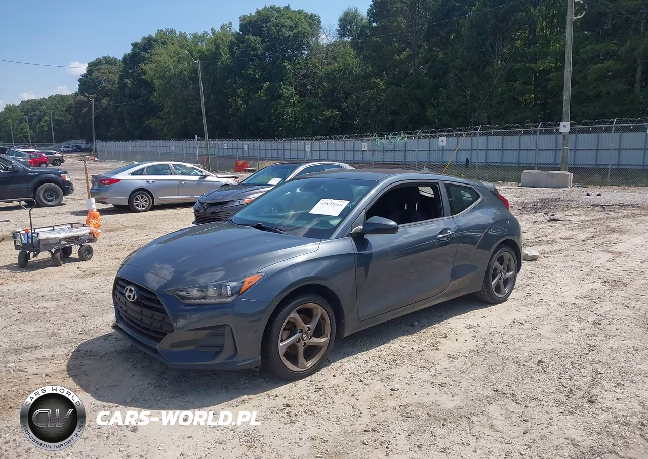 2019 Hyundai Veloster 2.0 VIN:KMHTG6AF5KU017687 - 2