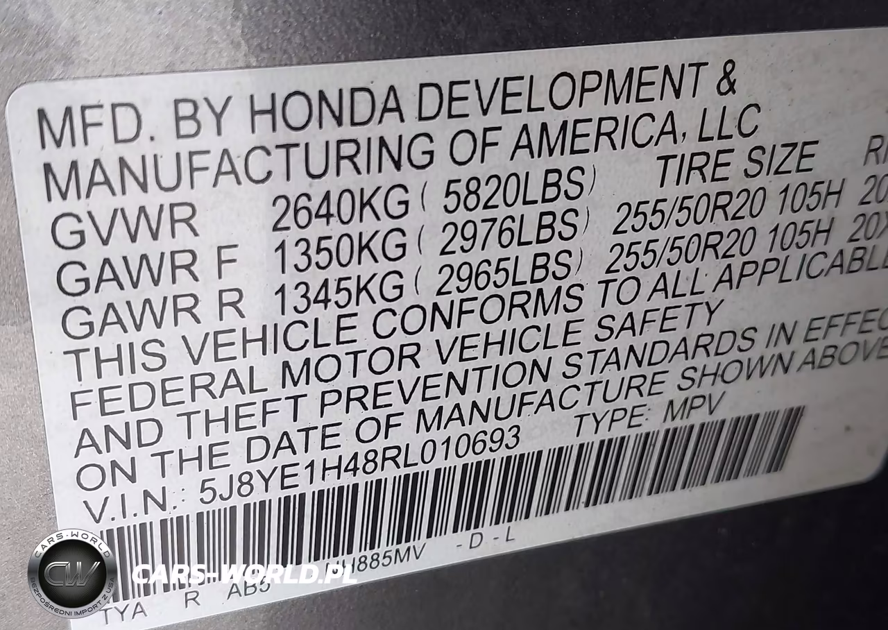 2024 Acura Mdx Technology Package VIN:5J8YE1H48RL010693 - 9