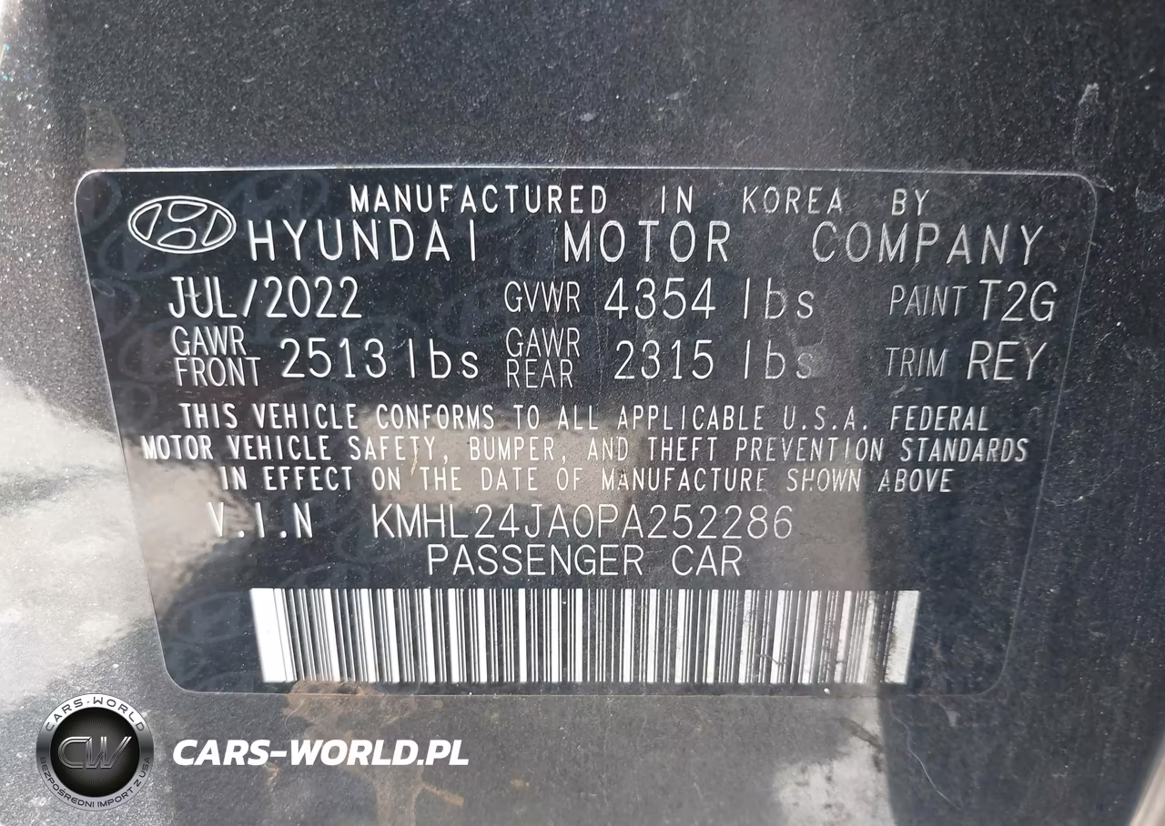 2023 Hyundai Sonata Se VIN:KMHL24JA0PA252286 - 9
