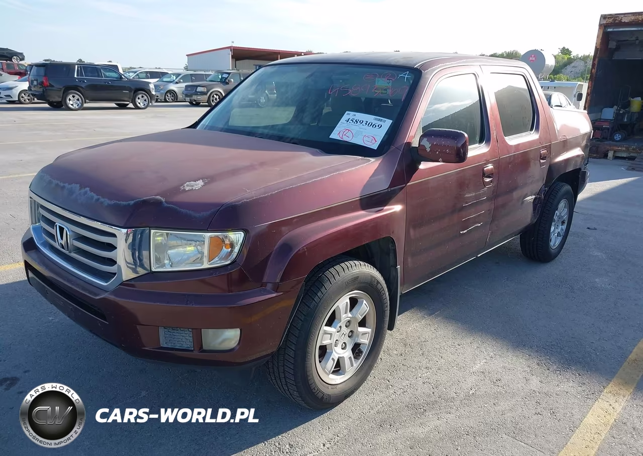 2013 Honda Ridgeline Rts VIN:5FPYK1F47DB002162 - 2