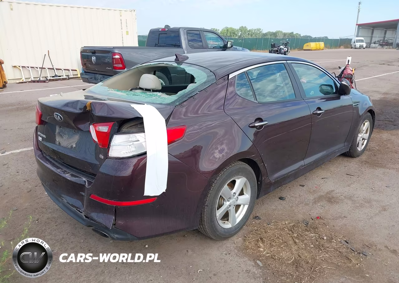 2014 Kia Optima Lx VIN:5XXGM4A77EG266790 - 4