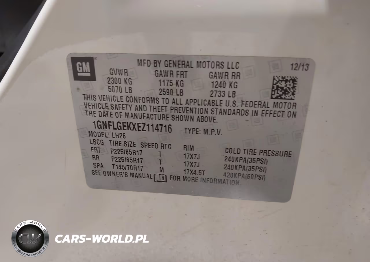 2014 Chevrolet Equinox Lt VIN:1GNFLGEKXEZ114716 - 9