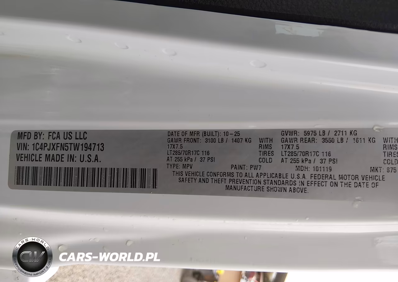 2026 Jeep Wrangler Rubicon 4X4 VIN:1C4PJXFN5TW194713 - 9