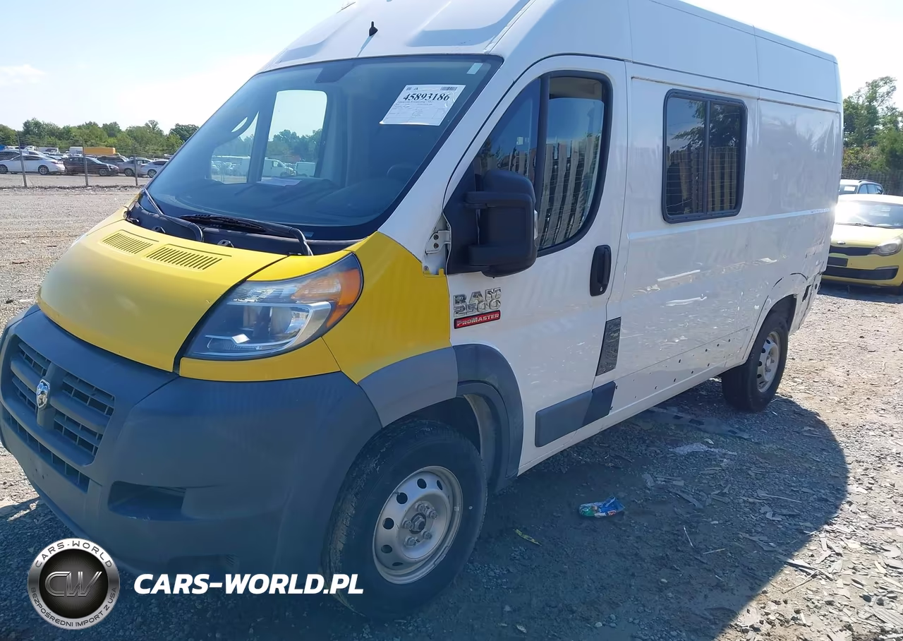 2018 Ram Promaster 2500 High Roof 136 Wb VIN:3C6TRVCG6JE130874 - 2