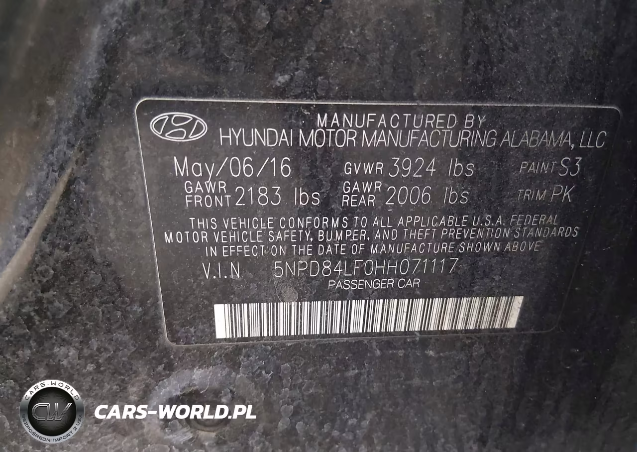 2017 Hyundai Elantra Limited VIN:5NPD84LF0HH071117 - 9