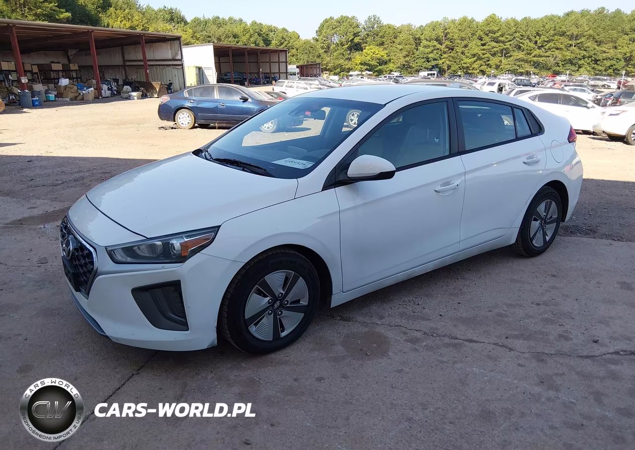 2021 Hyundai Ioniq Hybrid Blue VIN:KMHC65LC5MU247863 - 2