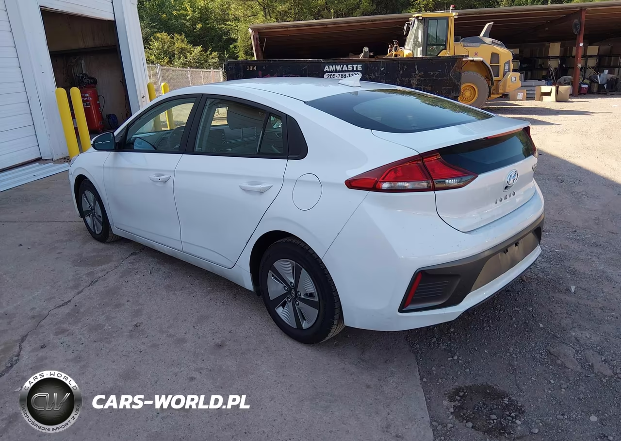 2021 Hyundai Ioniq Hybrid Blue VIN:KMHC65LC5MU247863 - 3
