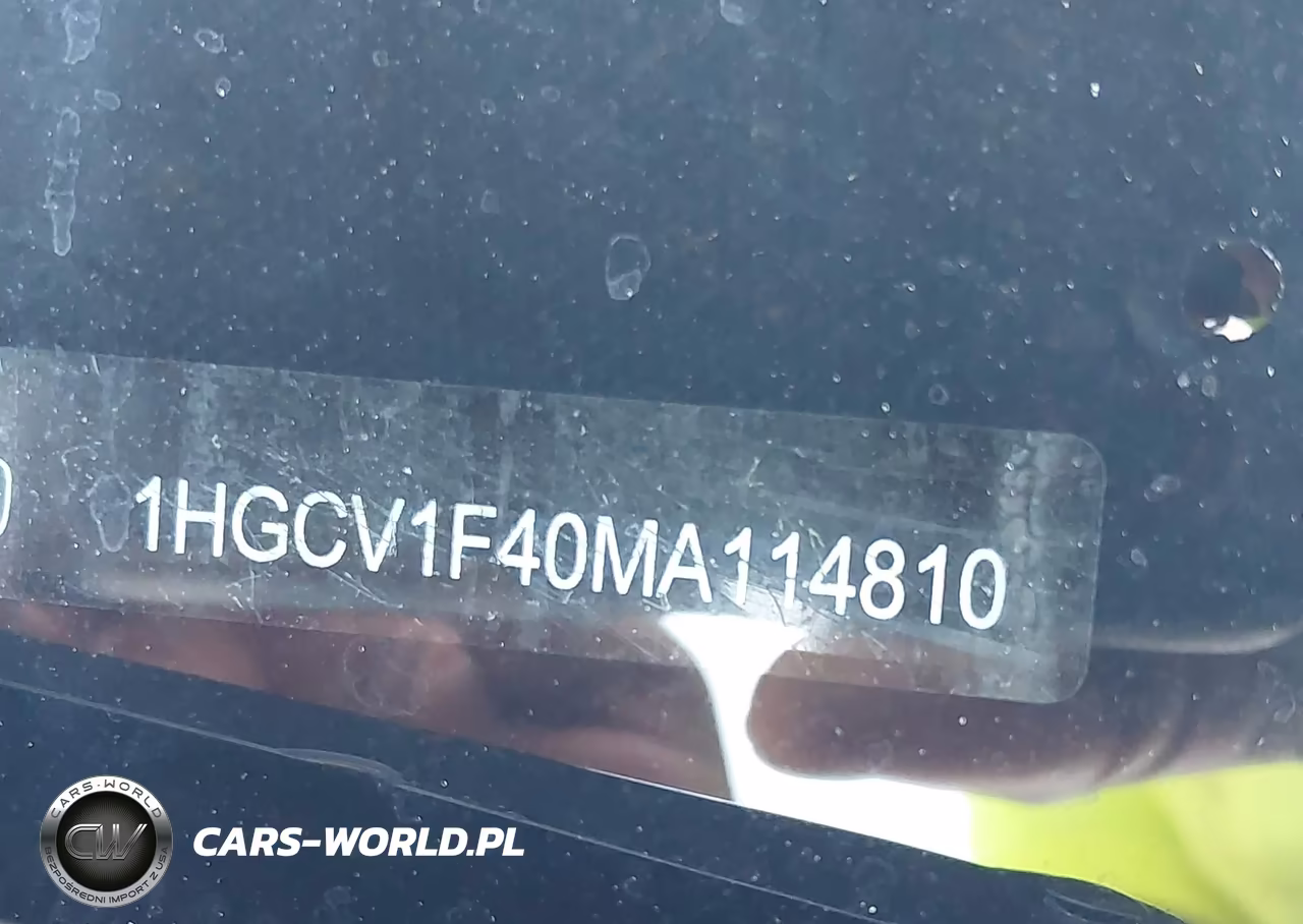 2021 Honda Accord Sport Se VIN:1HGCV1F40MA114810 - 9