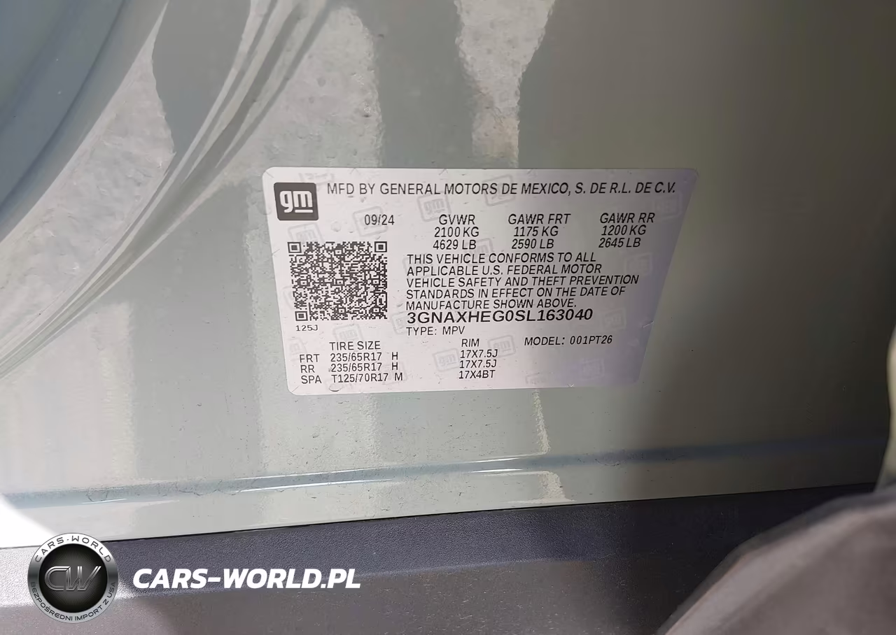 2025 Chevrolet Equinox Fwd Lt VIN:3GNAXHEG0SL163040 - 9