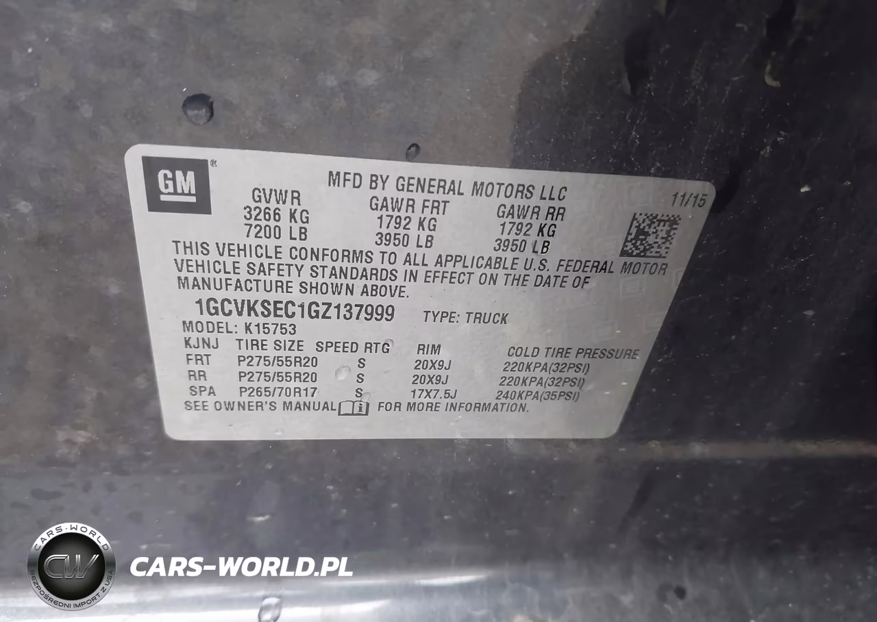 2016 Chevrolet Silverado 1500 Ltz VIN:1GCVKSEC1GZ137999 - 9