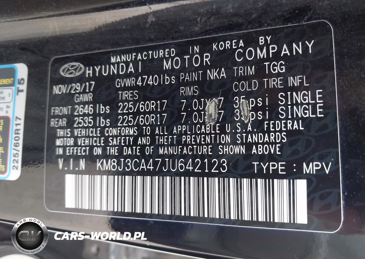 2018 Hyundai Tucson Sel VIN:KM8J3CA47JU642123 - 9